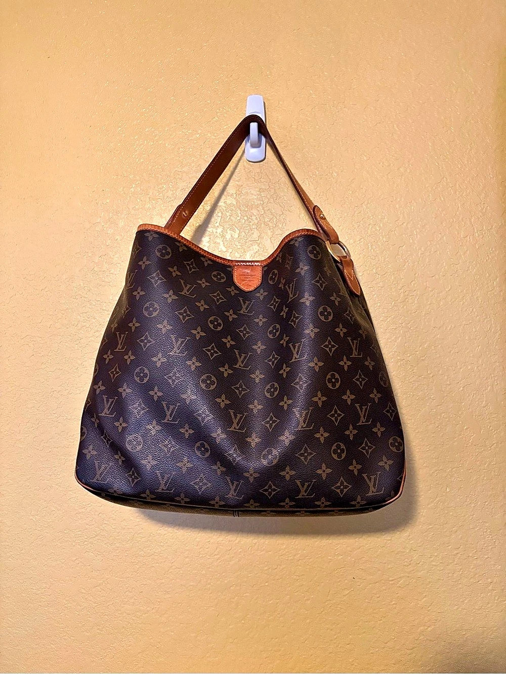 Louis Vuitton Cabas Mezzo Monogram Hobo Brown